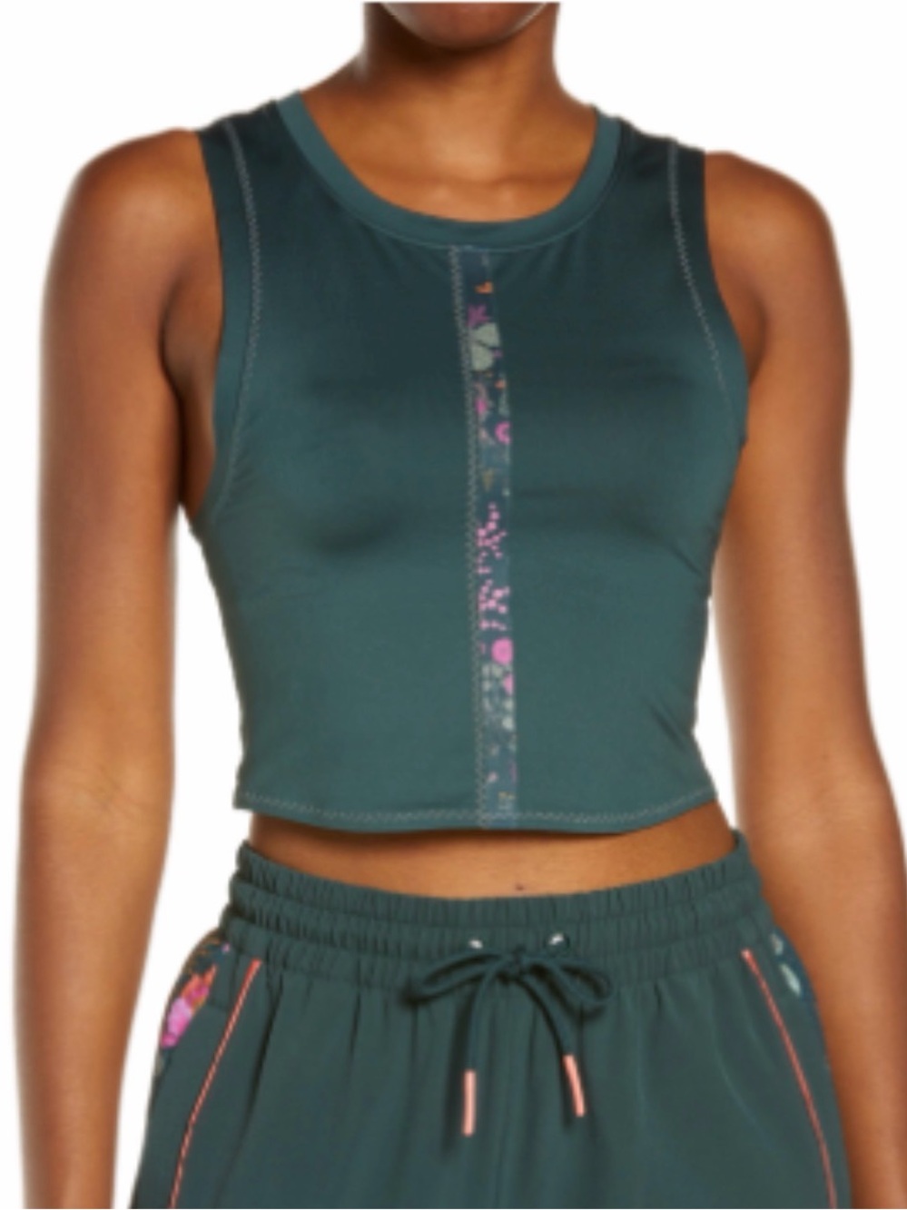 PUMA Liberty Forever Luxe dryCELL Athletic Crop Tank Top Size Small